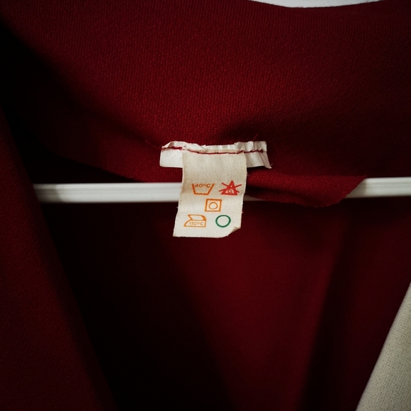 Vintage asymmetrical, colour-block wrap bl… - Picture 7 of 9